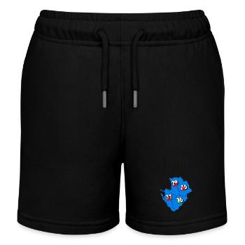 Région Poitou-Charentes - Short de jogging enfant bio Stanley/Stella - noir - Devant