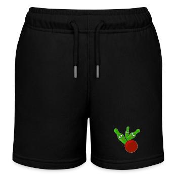 Skittles - Kids Organic Sweat Shorts by Stanley/Stella - black - Front