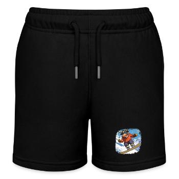 Bulls Snowboard - Short de jogging enfant bio Stanley/Stella - noir - Devant