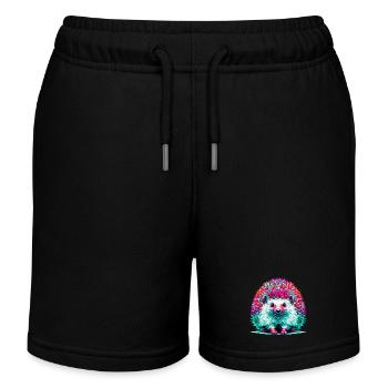 Hérisson - Short de jogging enfant bio Stanley/Stella - noir - Devant