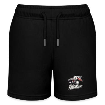 Badass Secrétaire Lapin Drôle Cadeau - Short de jogging enfant bio Stanley/Stella - noir - Devant