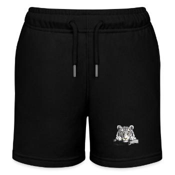 Tiger - Kinder Organic Joggingshorts Mini Bolter von Stanley/Stella - Schwarz - Vorne