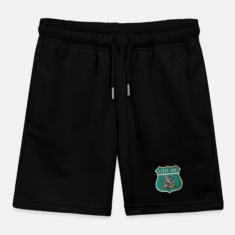Mining – Faith & Work Kids Organic Sweat Shorts by Stanley/Stella