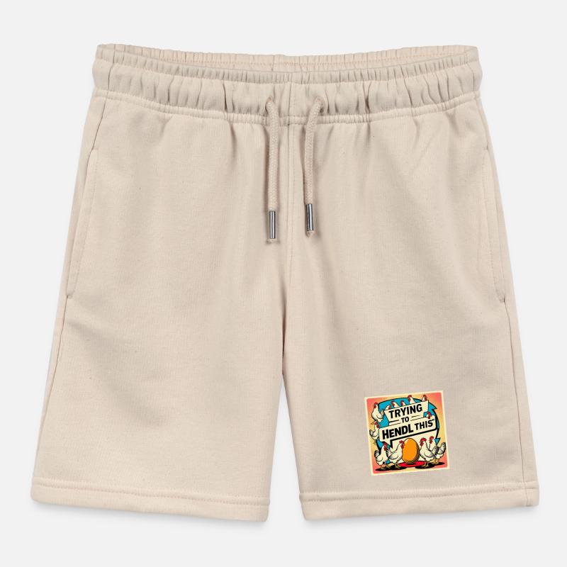 Hühnerfreude – Versuch, das Durchzuhalten Kinder Organic Joggingshorts Mini Bolter von Stanley/Stella