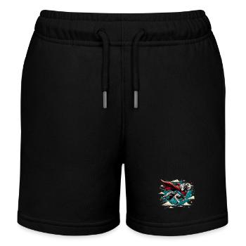 Super chien braque de Weimar Weimi Cape Cape cadeau - Short de jogging enfant bio Stanley/Stella - noir - Devant