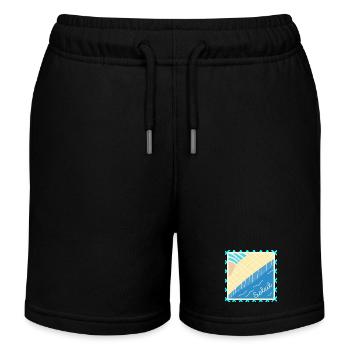 SWIMMING POOL SUMMER VACATION SUN - Kids Organic Sweat Shorts by Stanley/Stella - black - Front