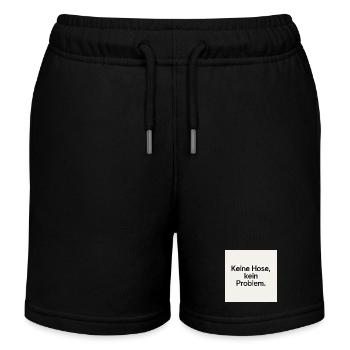 JensJensen - Kinder Organic Joggingshorts Mini Bolter von Stanley/Stella - Schwarz - Vorne