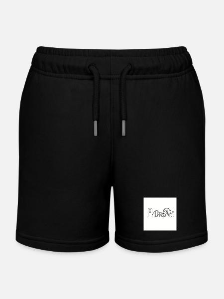 Festival folklorique MINGA - Short de jogging enfant bio Stanley/Stella - noir