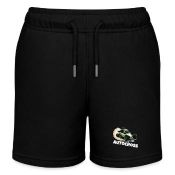 Autocross Stockcar Spezialcross - Kinder Organic Joggingshorts Mini Bolter von Stanley/Stella - Schwarz - Vorne