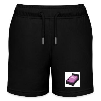 Alarme à court terme avec mode veille - Short de jogging enfant bio Stanley/Stella - noir - Devant