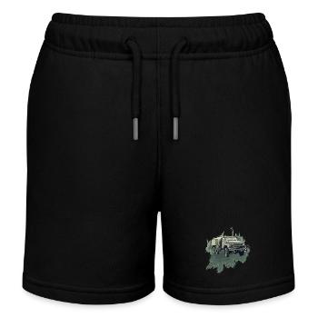 Legendärer Allrad-Klassiker - Kinder Organic Joggingshorts Mini Bolter von Stanley/Stella - Schwarz - Vorne
