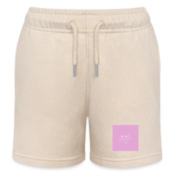 Be still and know that I'm God - Kids Organic Sweat Shorts by Stanley/Stella - soft Ecru - Front