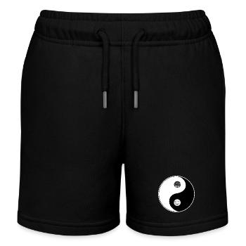 Tao Yin Yang Lotus Motif - Short de jogging enfant bio Stanley/Stella - noir - Devant