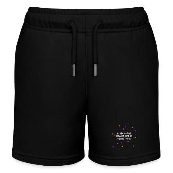 Auf dem Boden der Tatsachen liegt mir zu wenig ... - Kinder Organic Joggingshorts Mini Bolter von Stanley/Stella - Schwarz - Vorne