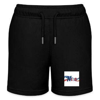 Nice like Nice - Kids Organic Sweat Shorts by Stanley/Stella - black - Front
