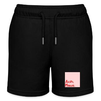 Surnom d'Oh Mouse - Short de jogging enfant bio Stanley/Stella - noir - Devant