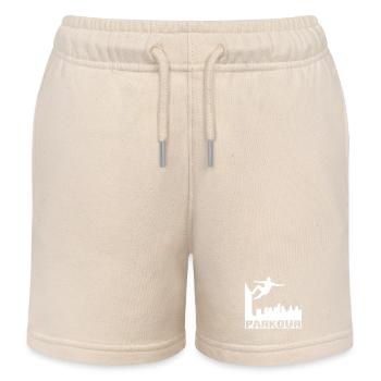 parkour - Kids Organic Sweat Shorts by Stanley/Stella - soft Ecru - Front