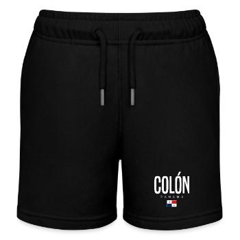 Colón Panama Panaméen - Short de jogging enfant bio Stanley/Stella - noir - Devant