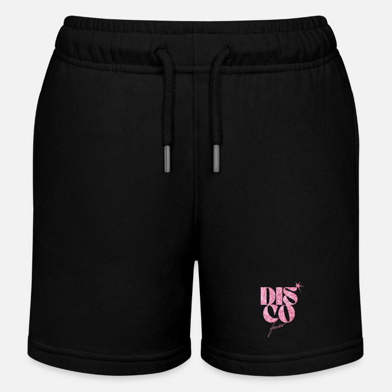scintillant scintillant disco fever forever design - Short de jogging enfant bio Stanley/Stella - noir