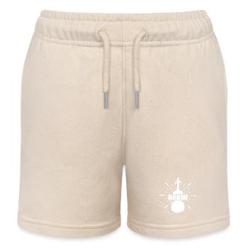 Rouge-gorge - Short de jogging enfant bio Stanley/Stella - écru doux - Devant