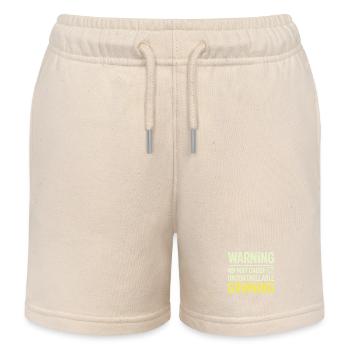Lustiger Zahnarzt Zahnarzthelferin Grinsen Design - Kinder Organic Joggingshorts Mini Bolter von Stanley/Stella - Natur - Vorne