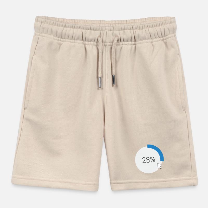 Blauer Fortschritt Ring IT Software PC Computer  Kinder Organic Joggingshorts Mini Bolter von Stanley/Stella