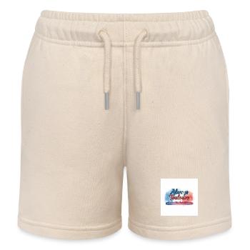 Always Toulouse - Kinder Organic Joggingshorts Mini Bolter von Stanley/Stella - Natur - Vorne