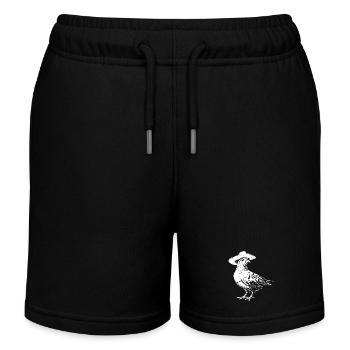 Chapeau de cowboy pigeon western - Short de jogging enfant bio Stanley/Stella - noir - Devant
