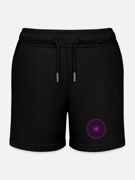 NéonTore spiralé - Short de jogging enfant bio Stanley/Stella - noir