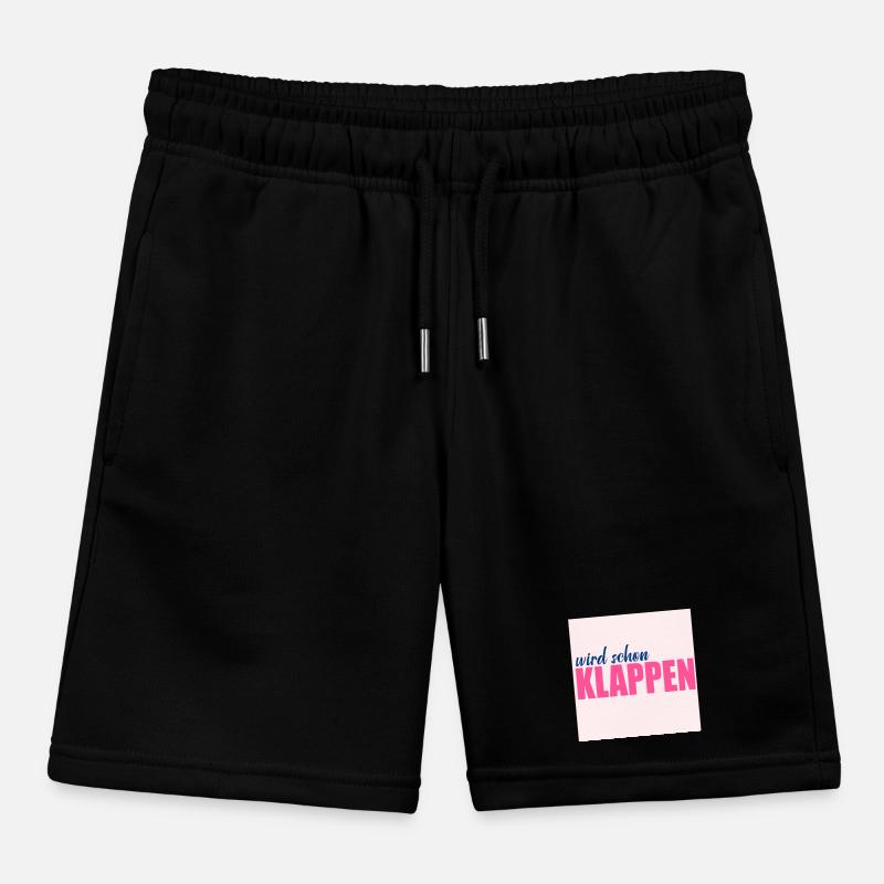 Wird schon klappen Optimismus Kinder Organic Joggingshorts Mini Bolter von Stanley/Stella