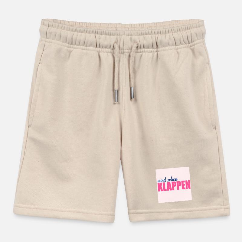 Wird schon klappen Optimismus Kinder Organic Joggingshorts Mini Bolter von Stanley/Stella
