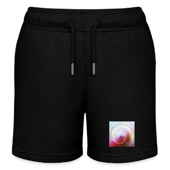 Bol en spirale - Short de jogging enfant bio Stanley/Stella - noir - Devant