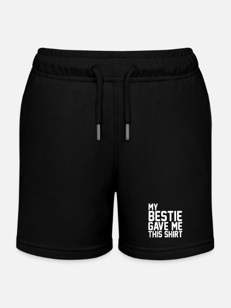 Ma meilleure amie m’a offert cette chemise drôle de cadeau de meilleure amie - Short de jogging enfant bio Stanley/Stella - noir