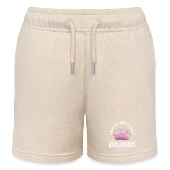 Je ne t’entends pas, je joue des manettes - Short de jogging enfant bio Stanley/Stella - écru doux - Devant