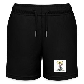 Kreatives Chaos-Gehirn - Kinder Organic Joggingshorts Mini Bolter von Stanley/Stella - Schwarz - Vorne