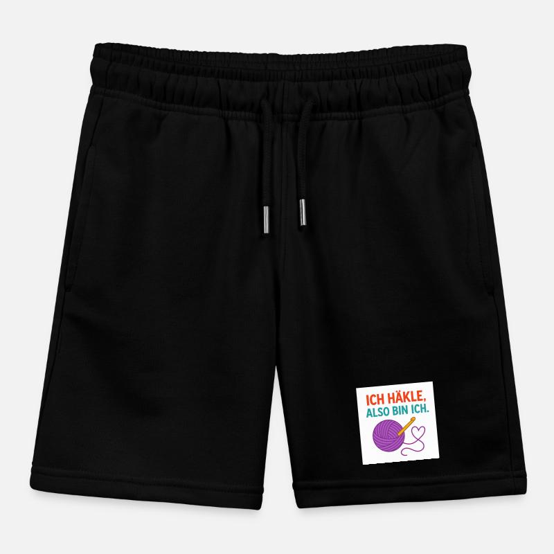 Ich häkle, also bin ich Kinder Organic Joggingshorts Mini Bolter von Stanley/Stella