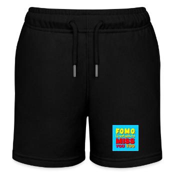 FOMO wird dich auch nicht vermissen - Kinder Organic Joggingshorts Mini Bolter von Stanley/Stella - Schwarz - Vorne