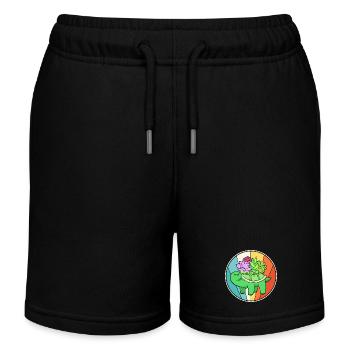 Cactus Plante Cactus - Short de jogging enfant bio Stanley/Stella - noir - Devant