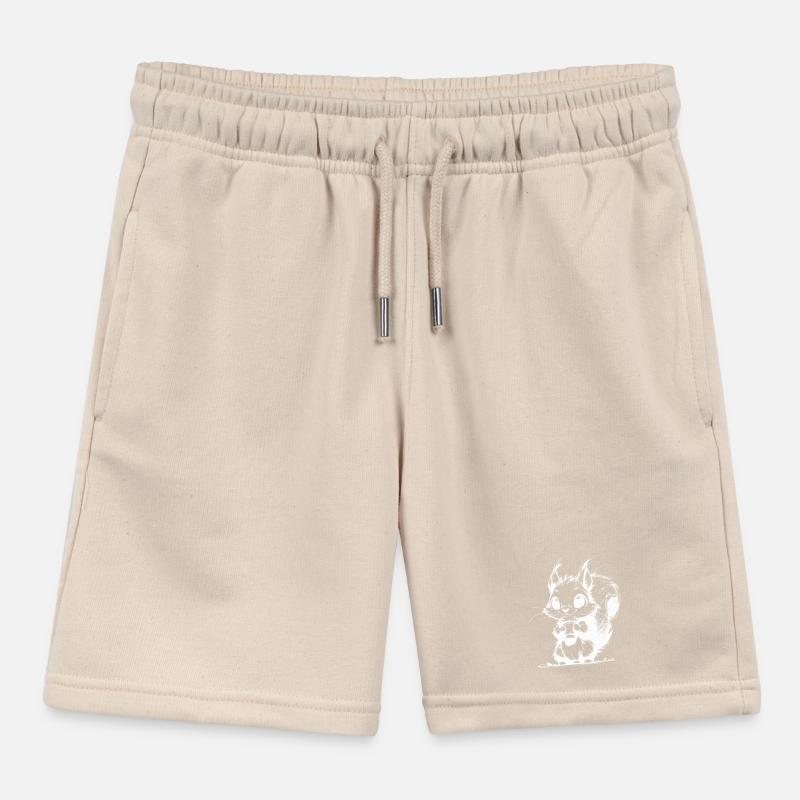Waldbewohner mit Kaffee Waldrand Kaffeeklatsch Kinder Organic Joggingshorts Mini Bolter von Stanley/Stella