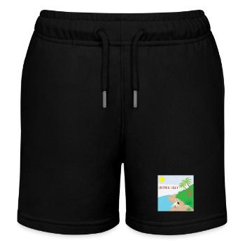 Villa d’été - Short de jogging enfant bio Stanley/Stella - noir - Devant