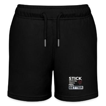 Lizenzierte TCM-Fachärzte für Fachgesundheit - Kinder Organic Joggingshorts Mini Bolter von Stanley/Stella - Schwarz - Vorne
