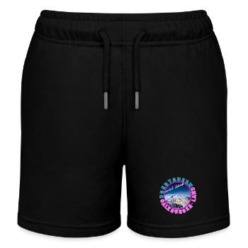 Obertauern Back home (at home) - Kids Organic Sweat Shorts by Stanley/Stella - black - Front