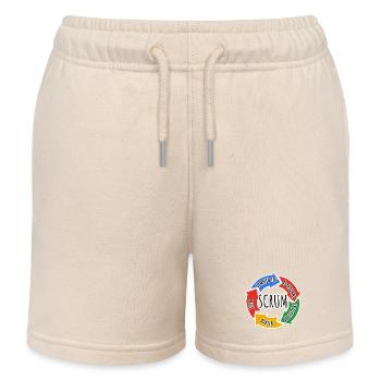 Scrum Framework für agiles Arbeiten in Entwicklung - Kinder Organic Joggingshorts Mini Bolter von Stanley/Stella - Natur - Vorne