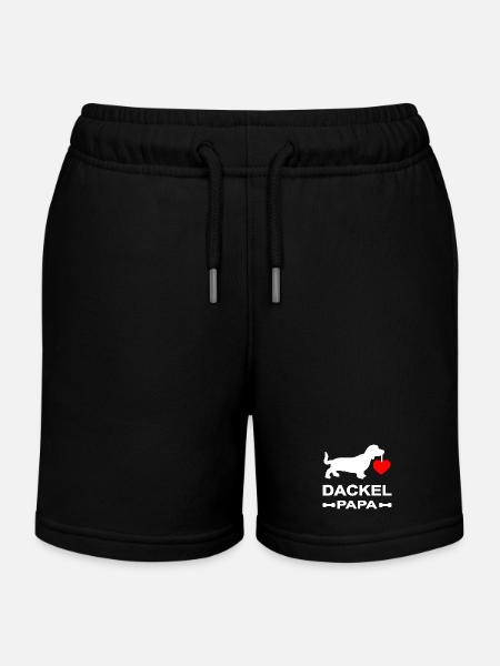 Teckel - Short de jogging enfant bio Stanley/Stella - noir