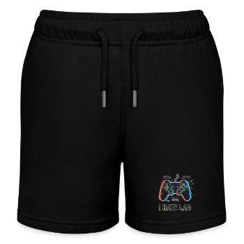 I Hate Lag Glitch - Kinder Organic Joggingshorts Mini Bolter von Stanley/Stella - Schwarz - Vorne
