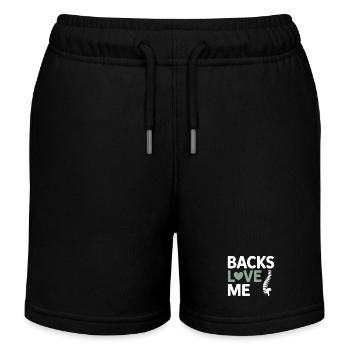 Lizenzierter DC-Experte für klinische Wirbelsäulenanpassung - Kinder Organic Joggingshorts Mini Bolter von Stanley/Stella - Schwarz - Vorne