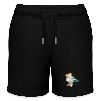 Zentangle-Möwe - Kinder Organic Joggingshorts Mini Bolter von Stanley/Stella - Schwarz - Vorne