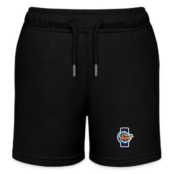 Restez concentrés Cible néon - Short de jogging enfant bio Stanley/Stella - noir - Devant