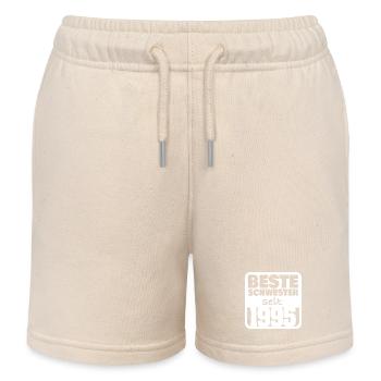 Siblings 1995 - Kids Organic Sweat Shorts by Stanley/Stella - soft Ecru - Front
