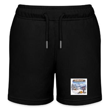 Dahoam Zillertal - Kids Organic Sweat Shorts by Stanley/Stella - black - Front